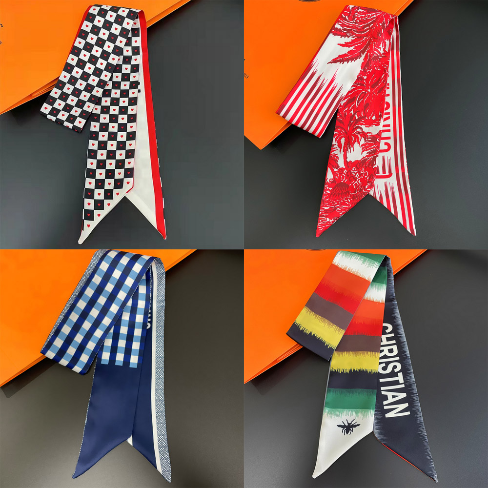 

23style Brand Desinger Letters Print Bowknot Bags Scarves Accessories Silk Handle Gloves Wraps Muffler Wallet Purse Handbag Women Bag Paris Tote Luggage