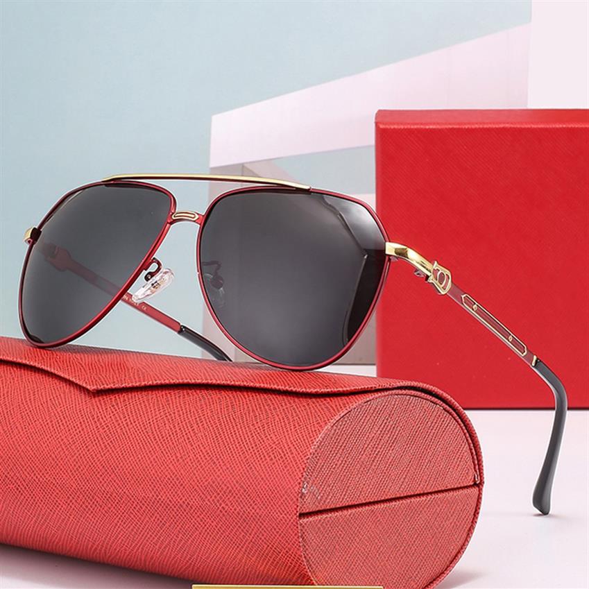 

Polarized Men's Sunglasses Women's Fashion Glasses Retro Toad Mirrors Polaroid Polarizing Lenses Stainless Steel Alloy F2043
