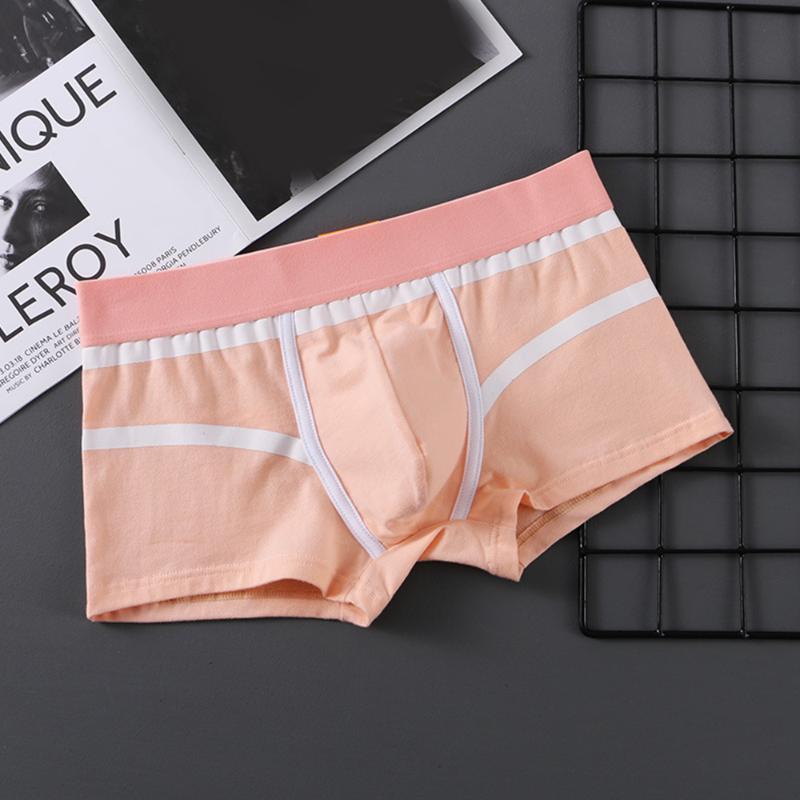 

Underpants High Quality Men Comfortable Breathable Big Pouch Sports Underwear Boxer Briefs Plus Size Mid Waist Boxershorts MenUnderpants, White