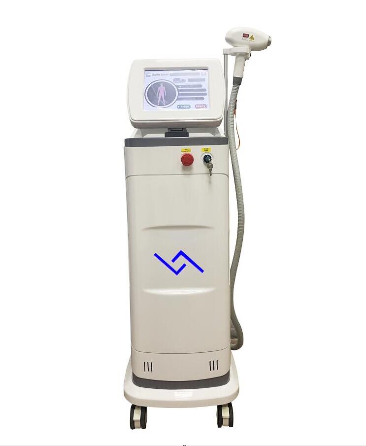 

Pwerful 3 wavelength permanent 808nm diode laser hair removal machine fast effect painless with strong cooling system suit for all kinds of skin