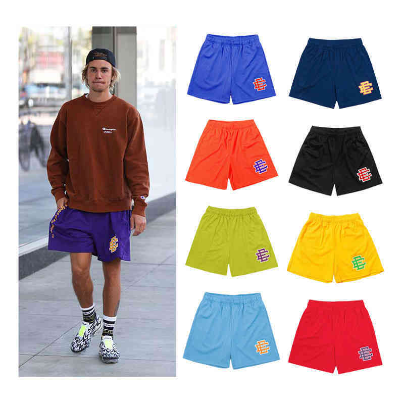 

T-Shirts Manufacture Oem High Quality Unisex Mens Designer Above Knee Sublimation Custom Eric Emmanuel Mesh Ee Emanuel Shorts, Extra shipping only