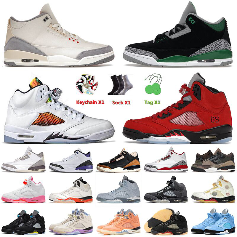 

DJ Khaled x Basketball Shoes 5 5s V Raging Bull Top Jumpman Muslin Pine Green Fragment Racer Blue Off Noir Pinksicle Men Women Sports Trainers Sneakers 36-47, 16