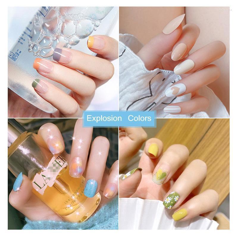 

False Nails Matte Frosted Wear Finished Nail Art Patches Removal PatchesAcrylic Forms For Extension Prud22, H-jg