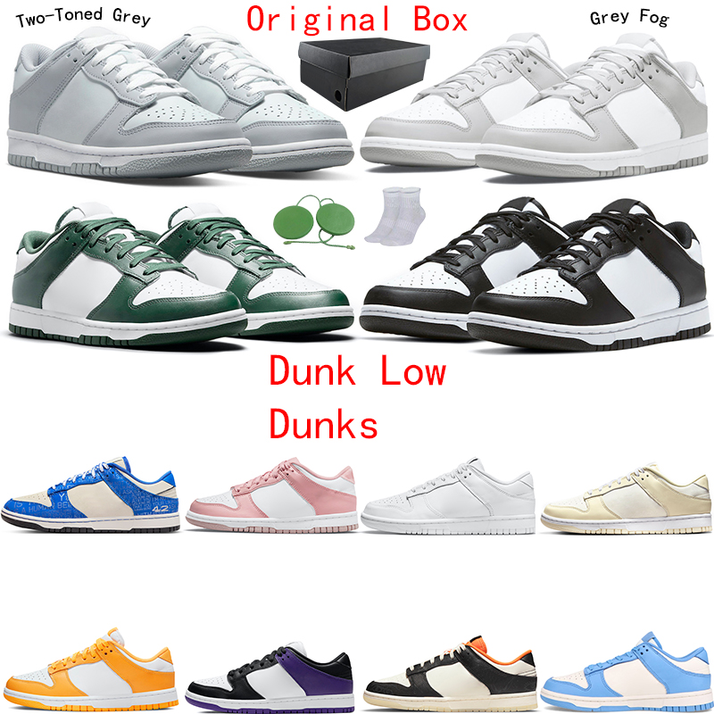 

Two Toned Grey With Box Sb Low Running shoes Men Dunks Grey Fog White Black Pink Velvet Jackie Robinson Coast Safari Mix Michigan State Dunkes Women Tag Socks 36-45, Triple black 36-45