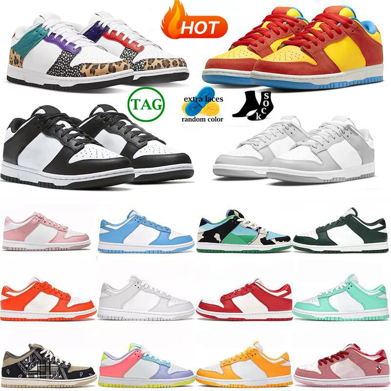 

Casual Shoes dunks panda UNC Grey Fog Syracuse Team Green University Blue Georgetown walking jogging sneakers trainers size 36-47