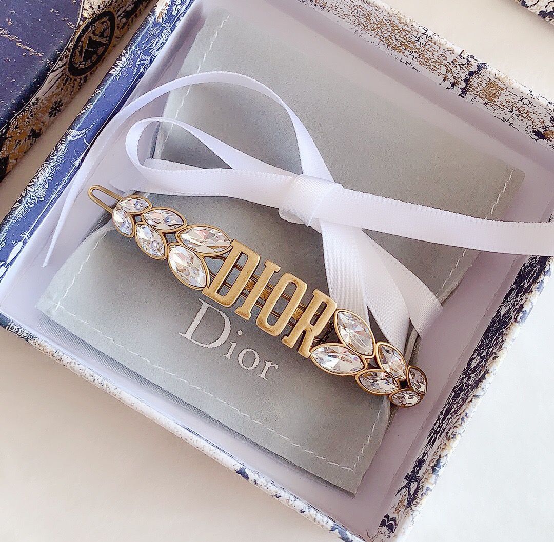 Dior Dupe Hair Pins Letter Hair Clip Women Girl Fashion Accessories for Party Clips-image-786541357