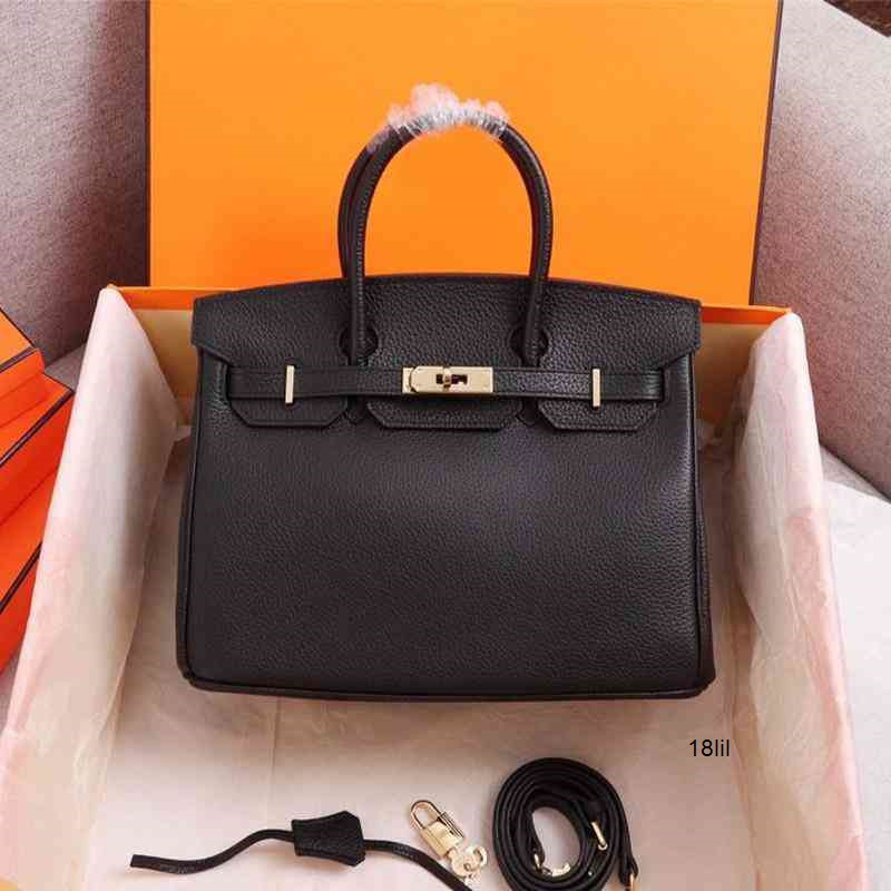 

Designer Bags Birkins Outlet Handbag Deigner Handbag Herme Women Factory Crobody heepkin Leather Litchi Pattern 18lil, Dark grey