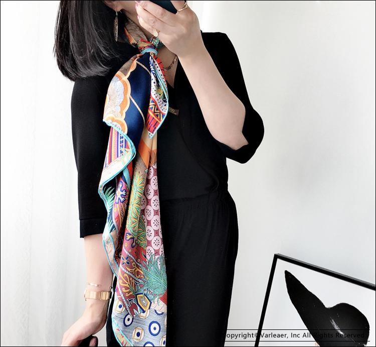 

Scarves Rolled 100% Mulberry Silk Scarf 90 90cm Foulard En Soie 100 Pure Scarfs Midsummer Night's DreamScarves