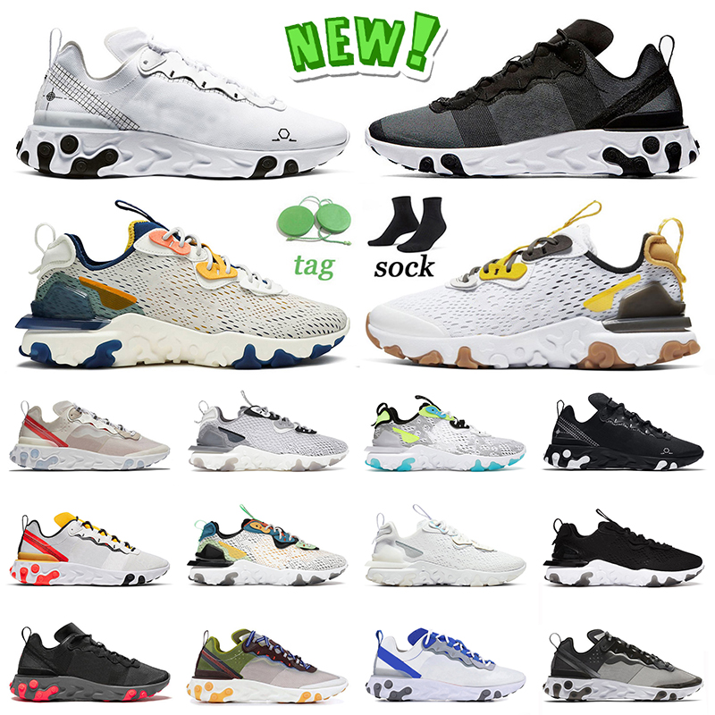 

2022 Sports Epic Vision Running Shoes Element 55 87 Trainers Schematic Light Orewood Brown Honeycomb Sail Vast Grey Anthracite Mens Women Sneakers Jogging Size 36-45, C53 phantom laser orange 36-45