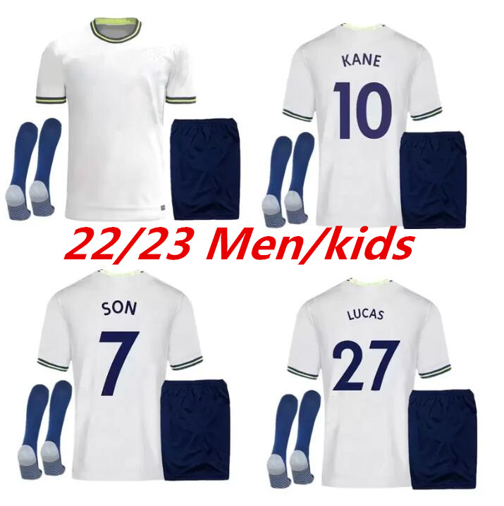 

22 23 KANE SON BERGWIJN NDOMBELE kids kit socks Soccer Jerseys 2022 2023 DELE jersey Football shirt LO CELSO Morgan BALE LAMELA LUCAS HOJBJERG child boy 999, Brown