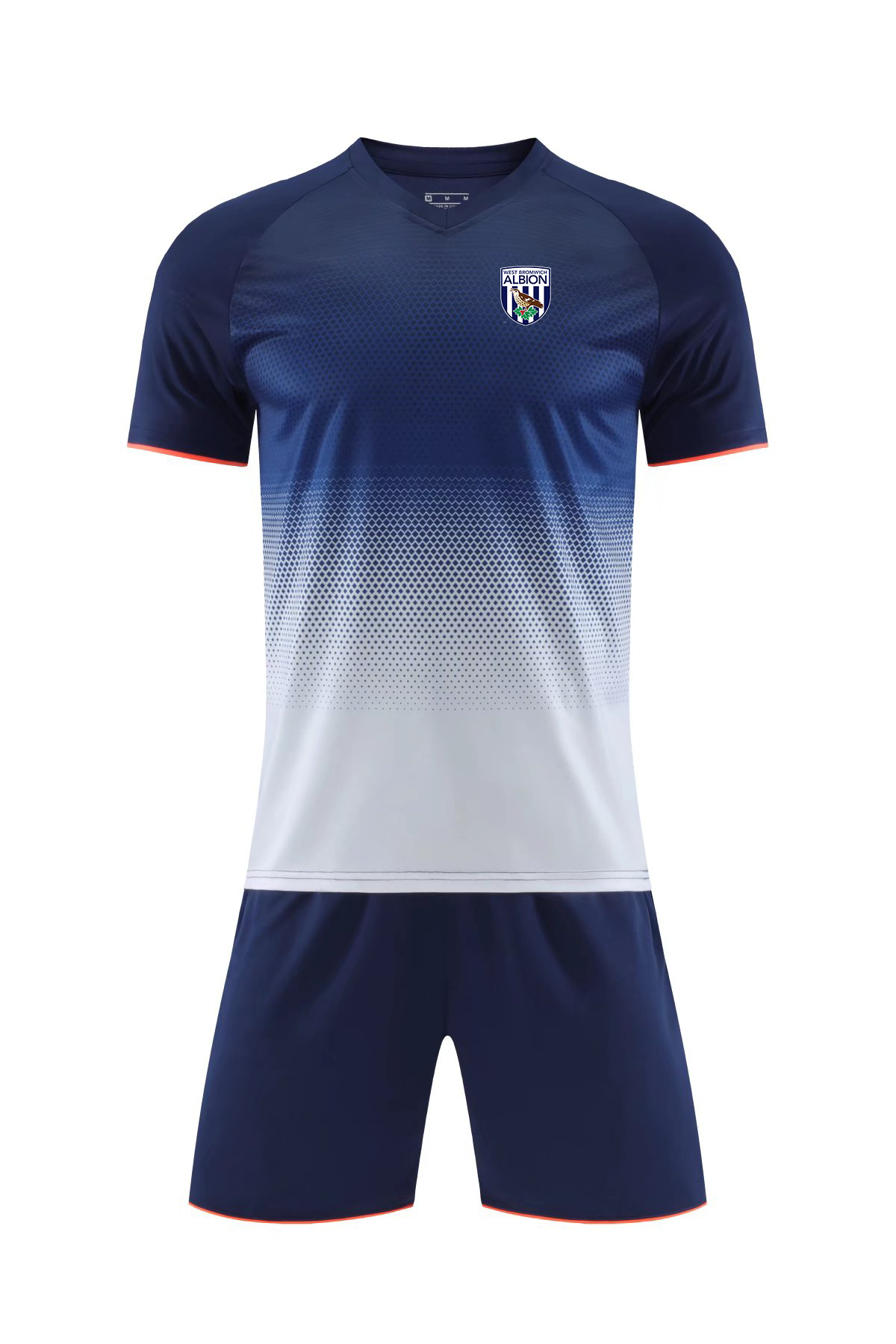 

West Bromwich Albion F.C. men's national soccer team Men's Tracksuits Summer short sleeve football training suit jogging breathable T-shirt fan shirt, No 2