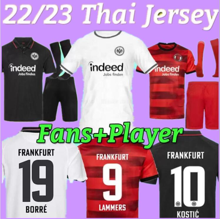 

22 23 Frankfurts soccer jersey Eintrachts cup third final BUDAPEST away 2022 2023 KAMADA SOW Borre KOSTIC HAUGE .GOTZE 27 football men kids kit HINTEREGGER shirts