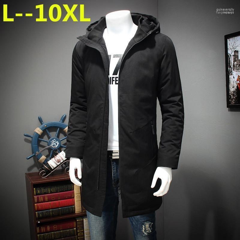 

Men's Down & Parkas 8XL  5XL Winter 10XL Men Thickening Casual Cotton Outdoors Waterproof Windproof Breathable Coat Parka Plus Size Jacke, Navy blue