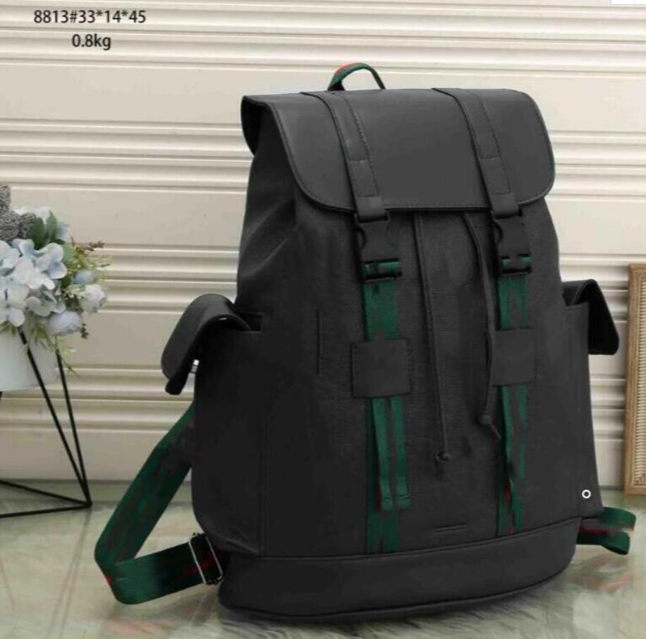 

NEW 2022GG Men Leather women Backpacks Classic School bag Travel Messenger man Satchel Shoulder bag Designer bags, Green