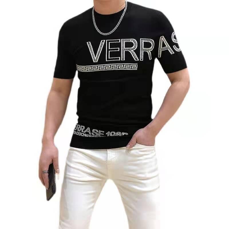 

Men's T-Shirts The Spring 2022 Men's Cultivate One's Morality Personality Printing Trend Of High-grade Half Sleeve Render Unlined Up, Black