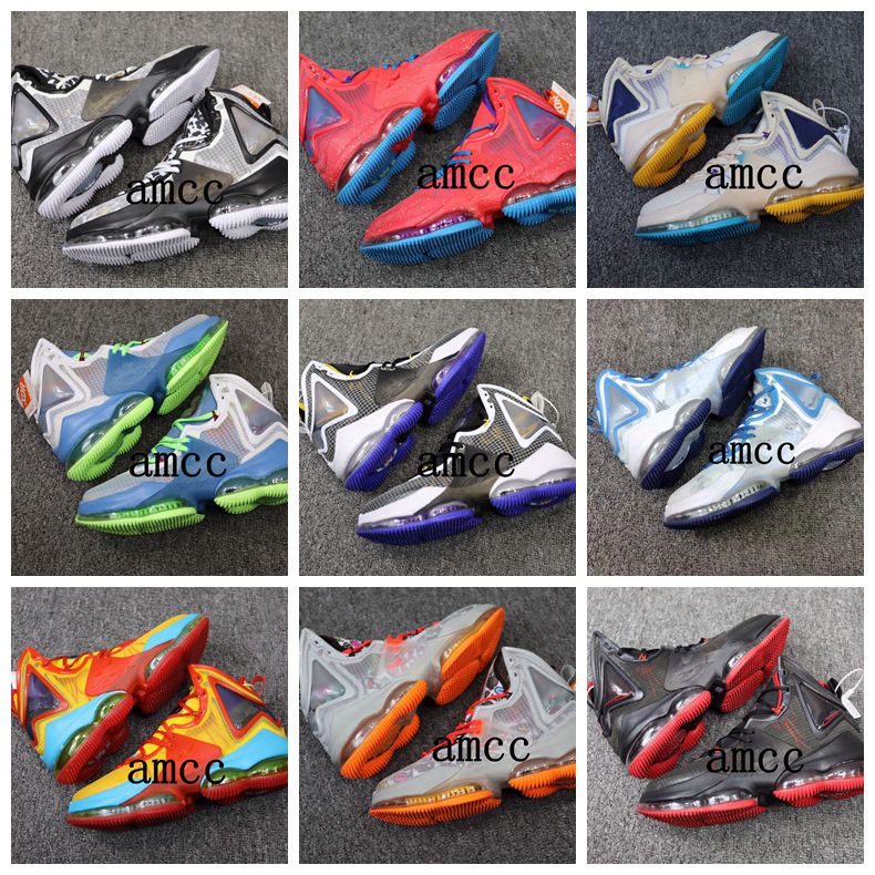 

2022 19 men high basketball shoes 19s Tune Squad Space Jam Minneapolis Hardwood Classic Lime Glow Bred Leopard mens trainers sports sneakers outdoor