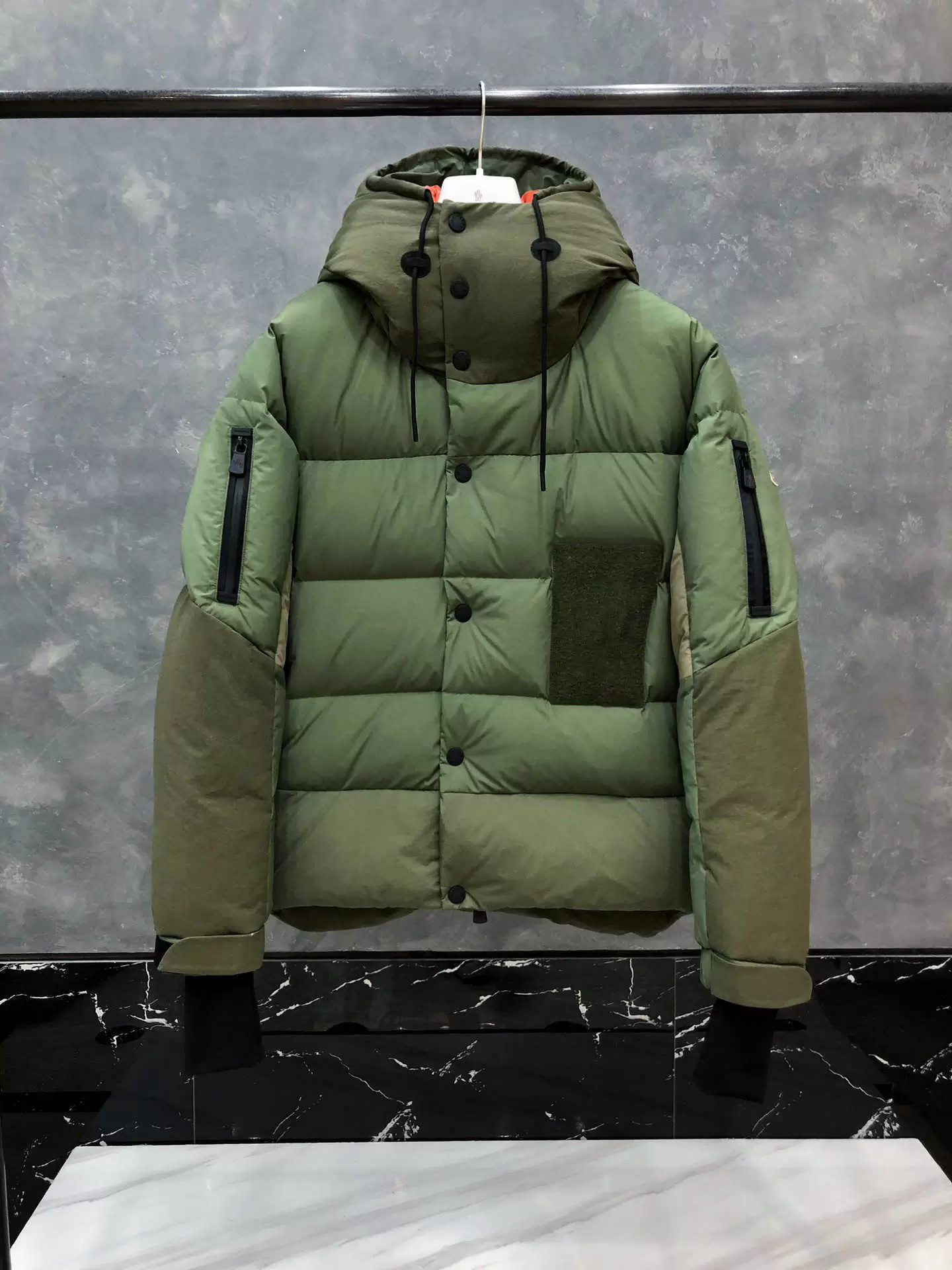 

2023 Casual Hooded Zippers Winter Duck Down Jacket Men Fashion Thick Warm Mens Padded Jackets Solid Simple Jaqueta Masculina Mo, Green