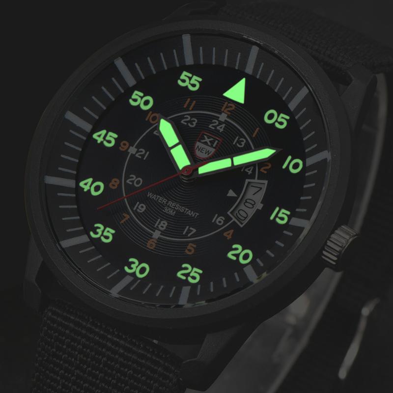 

Wristwatches Military Men Quartz Watch Black Dial Date Luxury Sport Wrist Automatic Clock Waterproof Relojes Hombre 2022 WatchWristwatches