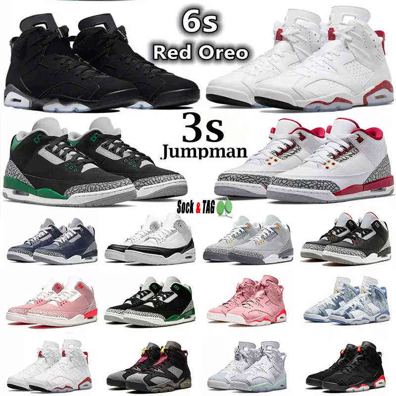 

Dr Shoes Men Jumpman 3s 6s Basketball Black Cement Michigan Fire Red Ru