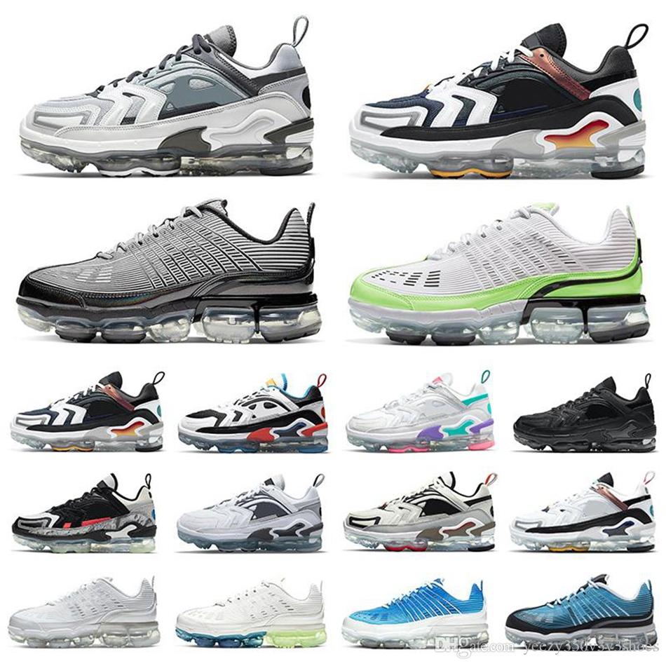 

2022 Vapourmax EVO Cushion 360 TN Plus Mens Running Shoes Big Size US 13 Sneakers First Use Sand Wolf Grey Blue Infrared NRG Black White Iridescent Oreo Trainers, 21