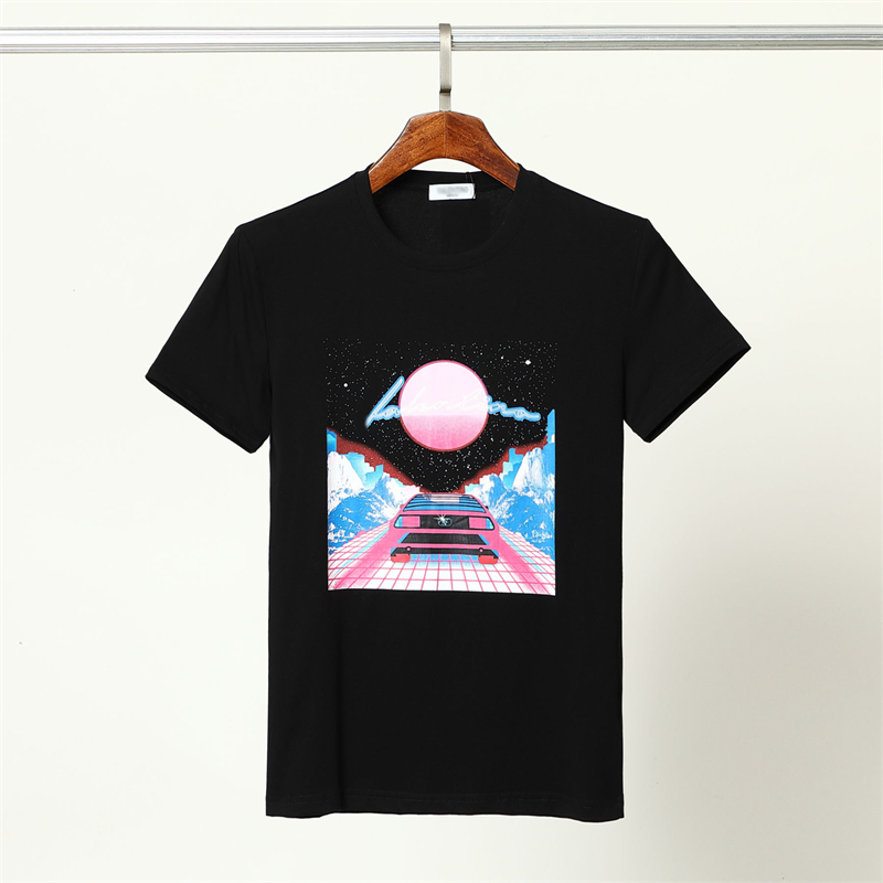 

2022 Designer Mens T Shirts Soft Cotton Short Sleeves T-shirts Embroidery Anti Wrinkle Fashion Casual Men's Clothing Apparel Tees #77, 02