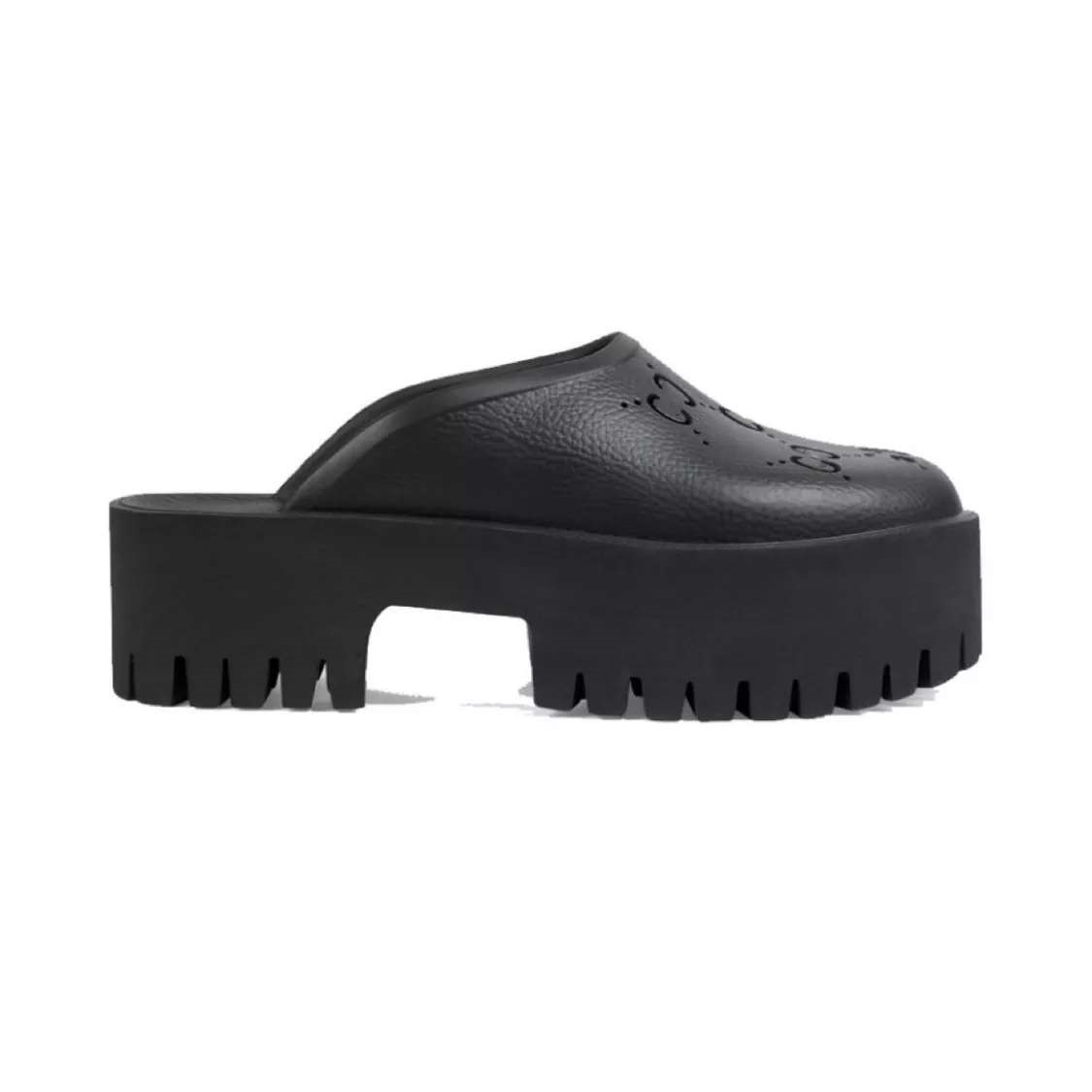 

Designer Slippers Thick Bottom Seaweed Mud Fashion High Heel Flat Bottomed Women Mens Outdoor Beach Waterproof Hole Sandals, 11