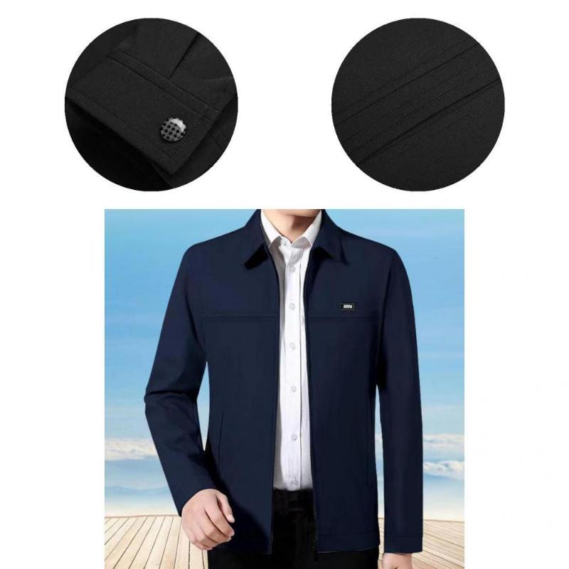 

Men's Jackets Trendy Jacket Simple Long Sleeve Casual Men Coat Spring, Blue