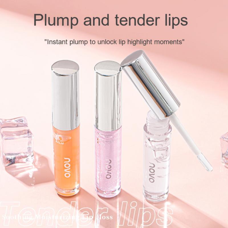 

Lip Gloss Care Oil Water Light Glass Glaze Female Moisturizing Nourishing Transparent Colorless TSLM1, 02