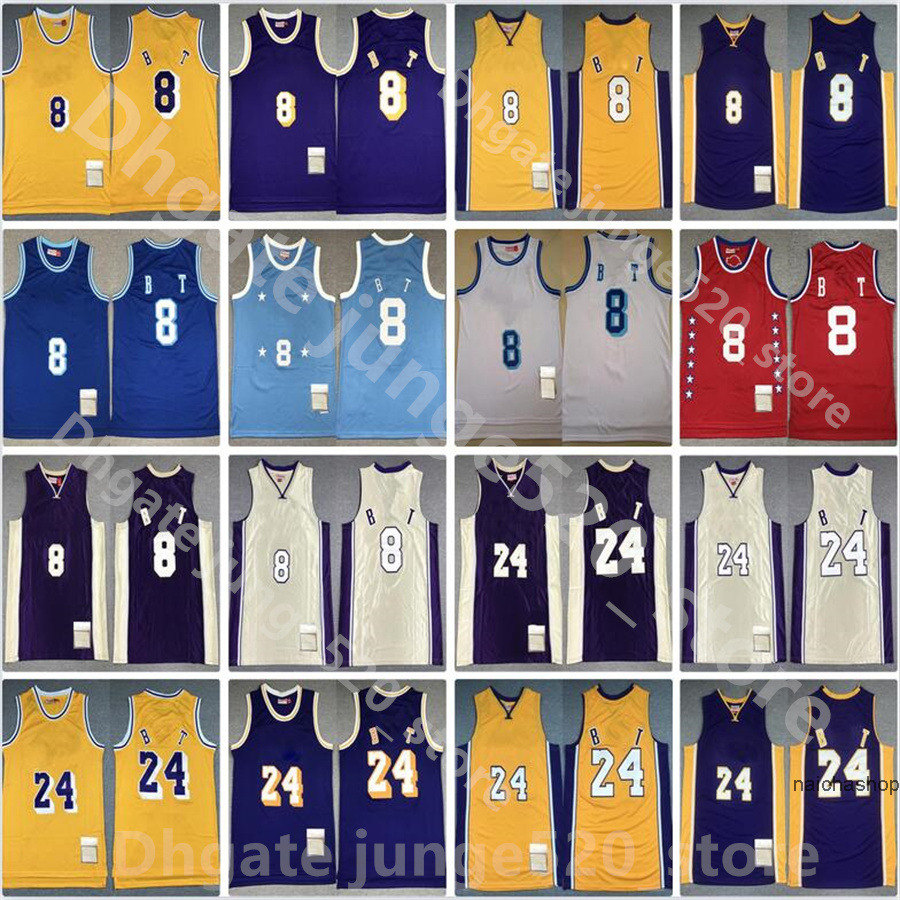 

Basketball Jersey 8 Bean The Black Mamba 2001 2002 1996 1997 1999 Stitched High Quality Team Yellow Blue Purple Vintage''nba''Jersey, Picture