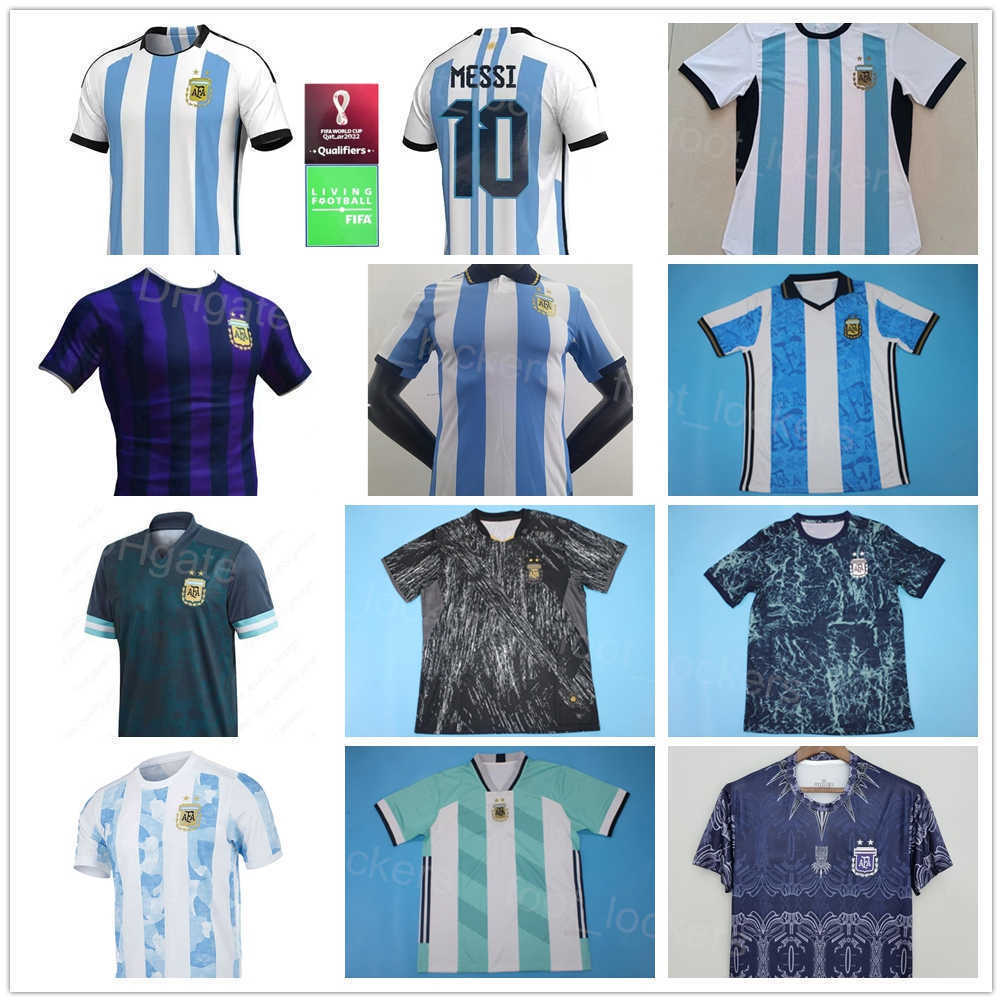 

2022 Qatar World Cup Soccer Argentina 0 Lautaro Martinez Jerseys 10 LIONEL 11 Angel Di Maria 9 KUN AGUERO 20 Lo Celso 9 Sergio Aguero Football Shirt Kits National Team, Purple