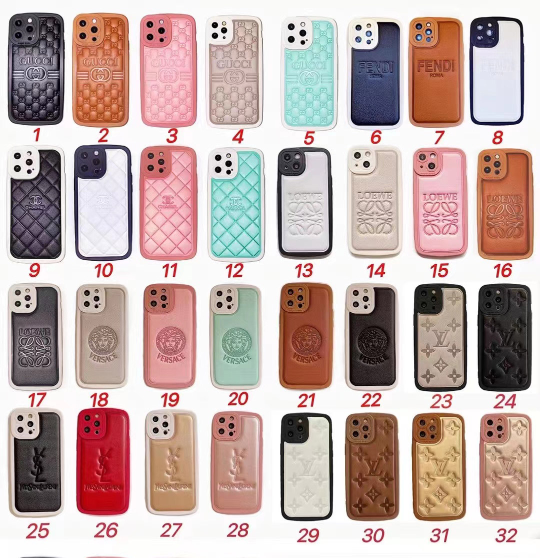 

Fashion PU leather Phone Cases For iPhone 14 pro max Plus 13 13pro 13promax 12 12Pro 12ProMax 11 XSMAX Designer Cover Mobile phone shell gfhh, #10