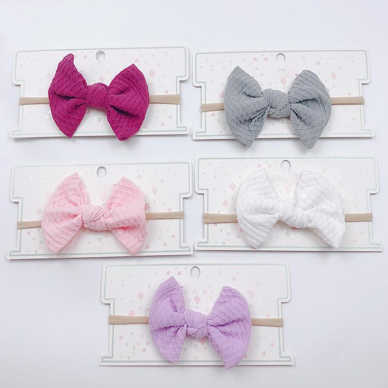 

Hair Accessories Born Bow Head Band Infant Thin Nylon Corn Kernels Headbands Soft Hairband Toddler Spring Summer For Baby AccessoriesHair, Color 2
