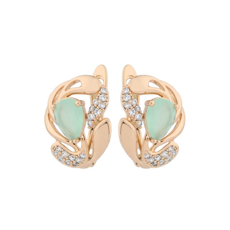 

Dangle & Chandelier Trend 2022 Wedding Creative Gold Color Earrings With Zircon Birthday Gift Luxury Quality Jewelry Unique Hanging Earrings