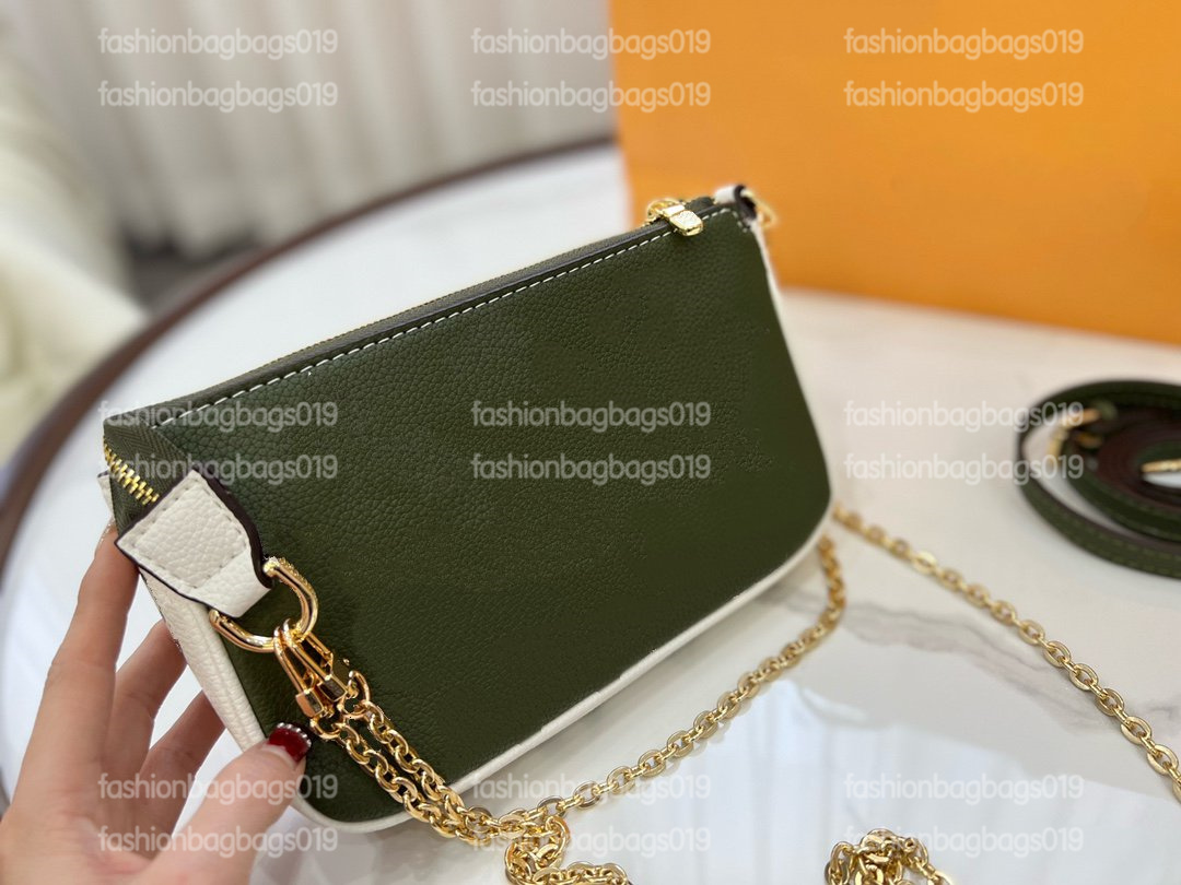 

22 Womens Designers Multi-function Bags Spring Escape embossed Monograms Empreinte leather two-in-one Mini Pochette Bag Zipped Pockets Shoulder Bags