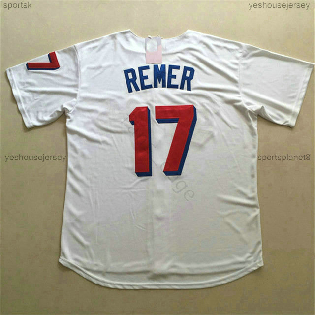 

Mens Moive Beers Baseball 17 Doug Remer Jersey 44 Joe Coop Cooper White Team Color Breathable Embroidery Top High Quality000017
