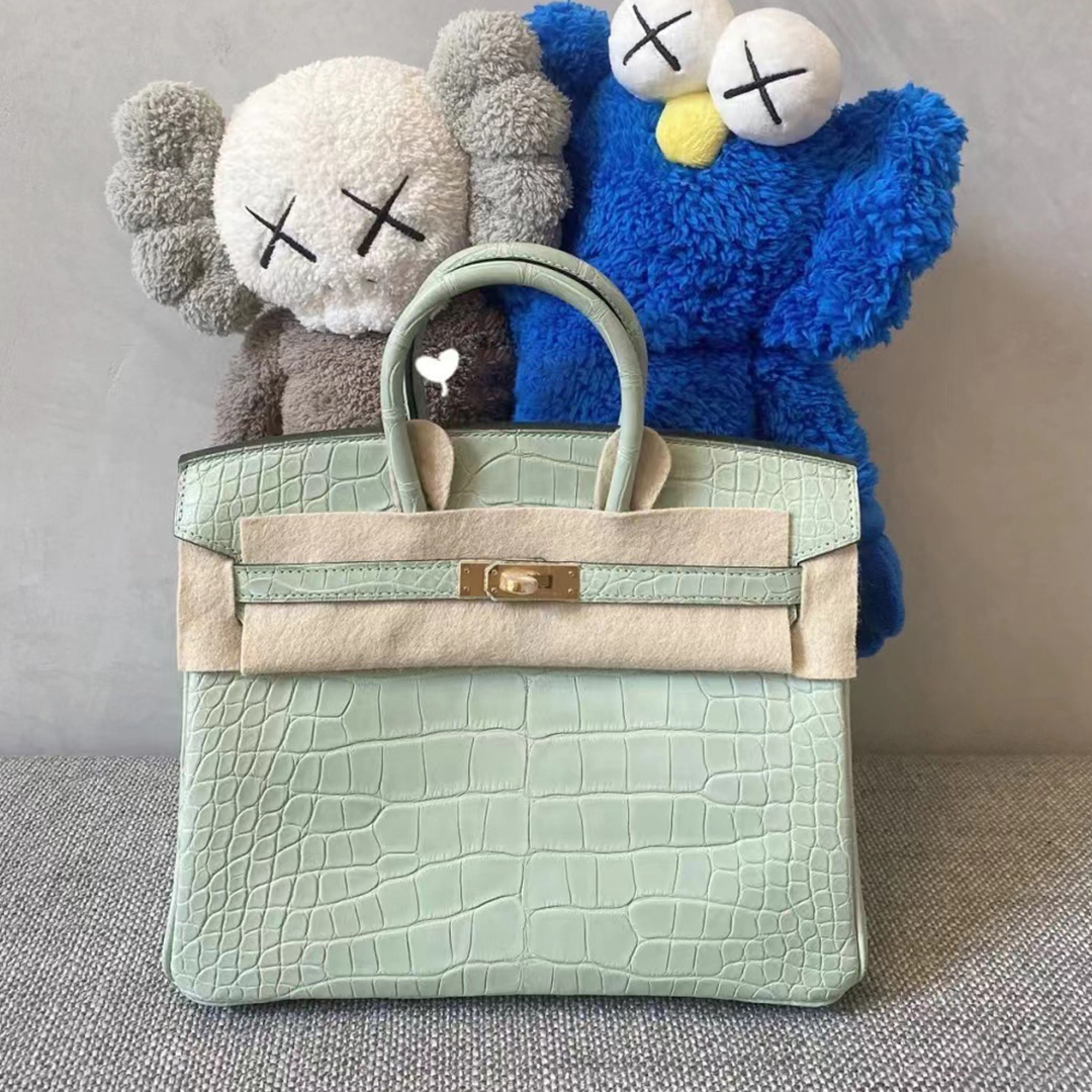 Mint Green Birk Bag 25CM 30CM Designer Classic Brand H Luxury bag High Quality Genuine Leather Fashion