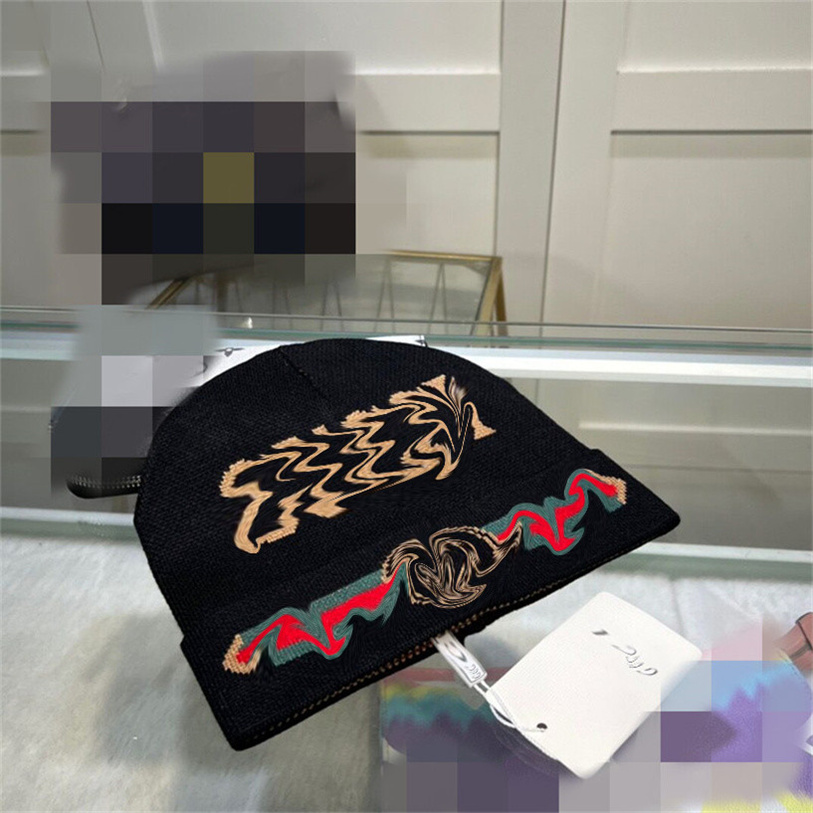 2022 luxury knitted hat brand designer Beanie Cap men's and women's 100% Cashmere letter leisure Skull Hat outdoor fashion high quality