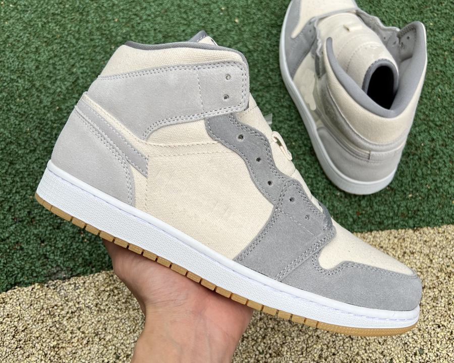 

Shoes Jumpman1 Mid Coconut Milk Basketball Coconut Milk/Particle Grey-White-Coconut Milk Outdoor Trainers Sports Sneaker Original, With original logo