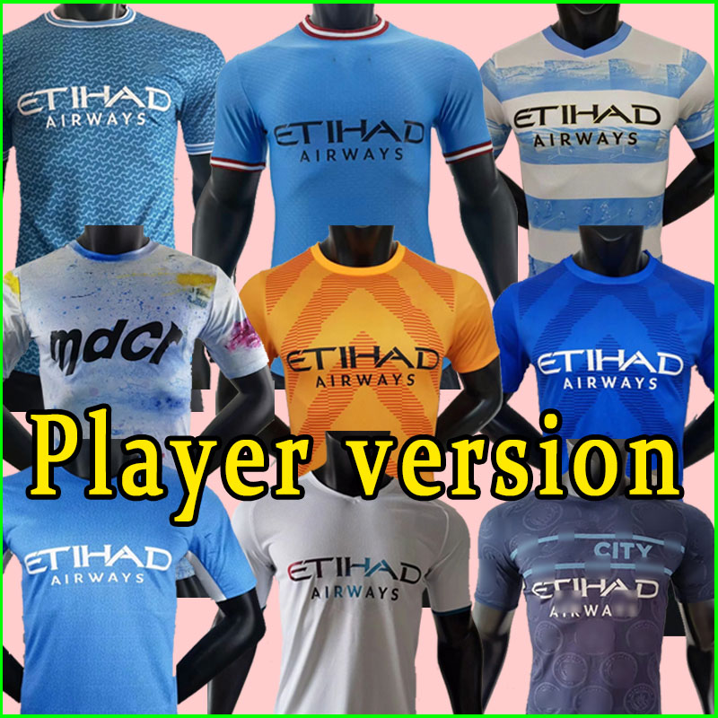 

PLAYER VERSION Man DE BRUYNE soccer jersey GREALISH STERLING kid kit FODEN BERNARDO football shirt G.JESUS MAHREZ FERRAN AKe City 2023 HAALAND Goalkeeper training, 22-23 goalkeeper