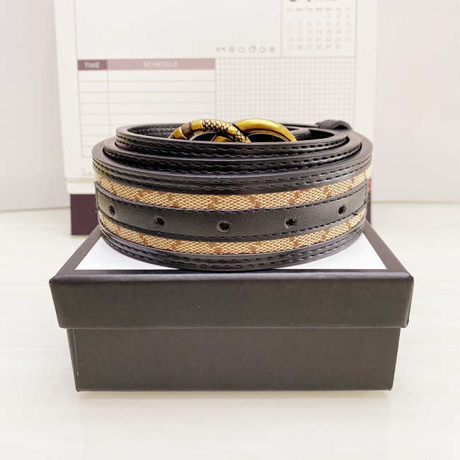 

20 Color 2021 Mens Fashion Belt Luxury Men Designers Women jeans Belts Snake Big Gold g Buckle cintura Size 90-125CM no box, Purple