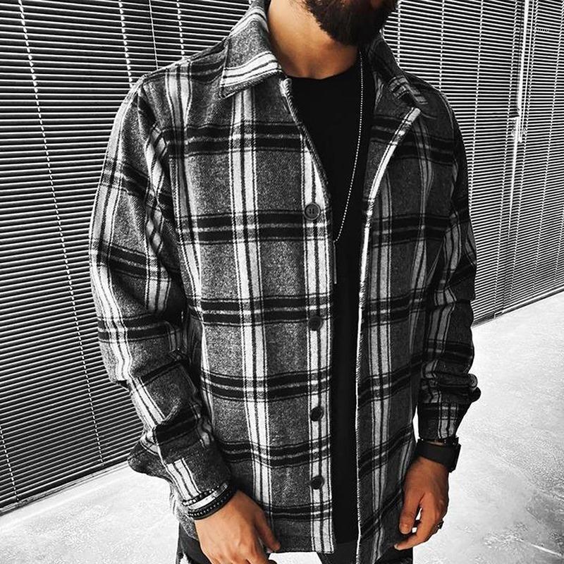 

Men' Casual Shirts Puimentiua Shirt 2022 Autumn Plaid Flannel Man Long Sleeve Fit Styles Men Jacket Cardigan For, Color 2
