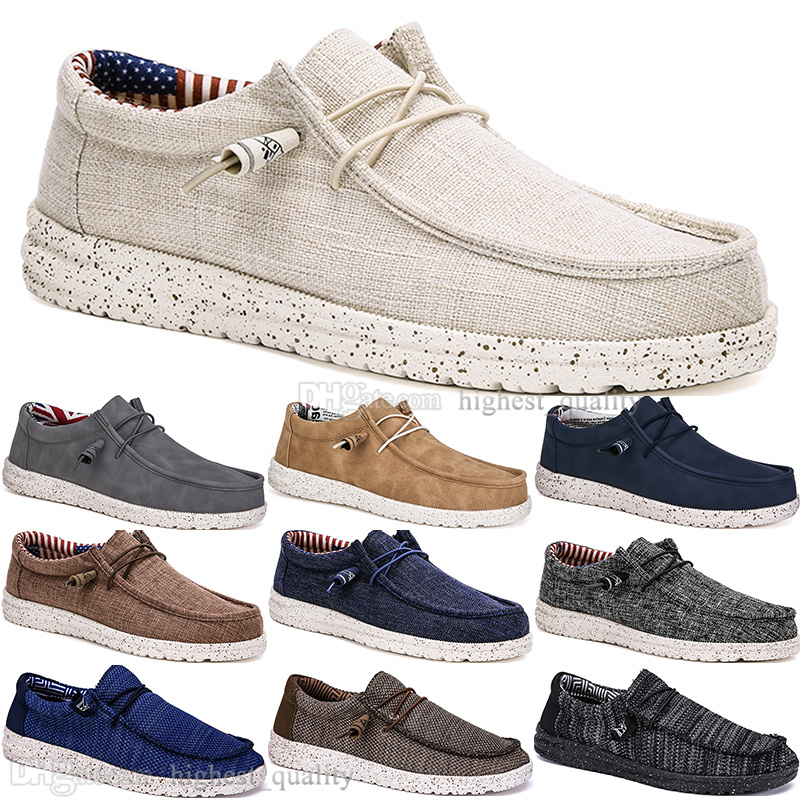 

1137 Spring New Fashion British style Mens Canvas Casual Shoes Man Hundred Leisure Student Men Lazy Drive Overshoes Outdoor Comfortable Breathable Big Size EUR 40-48