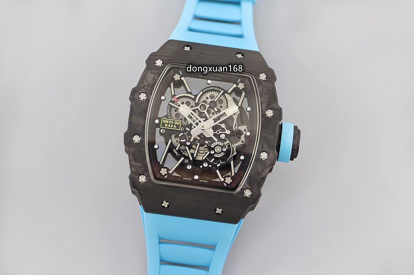 

KU RM35-02 watch with upgraded Japanese Seiko NH06 movement sapphire glass mirror 3PA waterproof standard, As shown