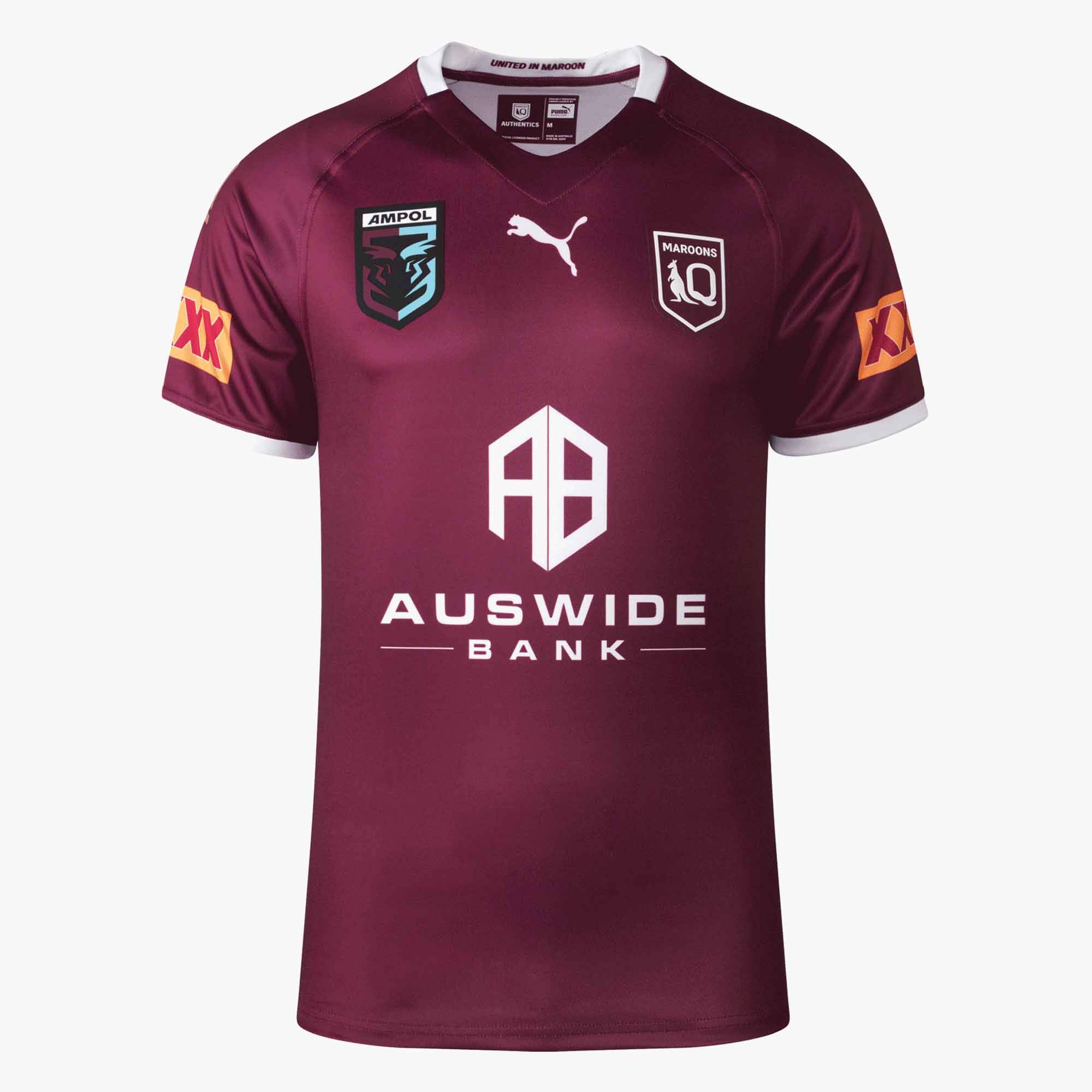 

2022/23 QUEENSLAND MAROONS HOME RUGBY JERSEY SHORTS size S--L-XL-XXL-3XL-4XL-5XL