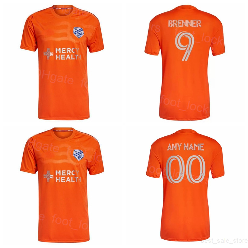 

Club 22-23 FC MLS Cincinnati Soccer 32 Ian Murphy Jerseys 10 Luciano Acosta 19 Brandon Vazquez 93 Junior Moreno 31 Alvaro Barreal 14 BADJI 2 POWELL Football Shirt Kits, Orange