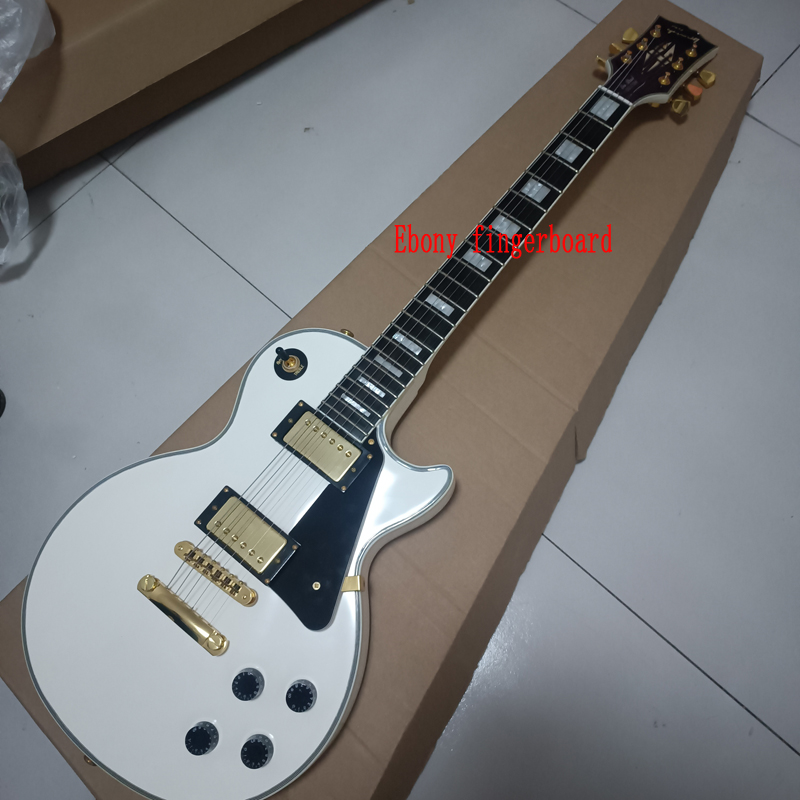 

Custom LP Electric guitar OEM Ebony fingerboard Manufacturer Straight hair