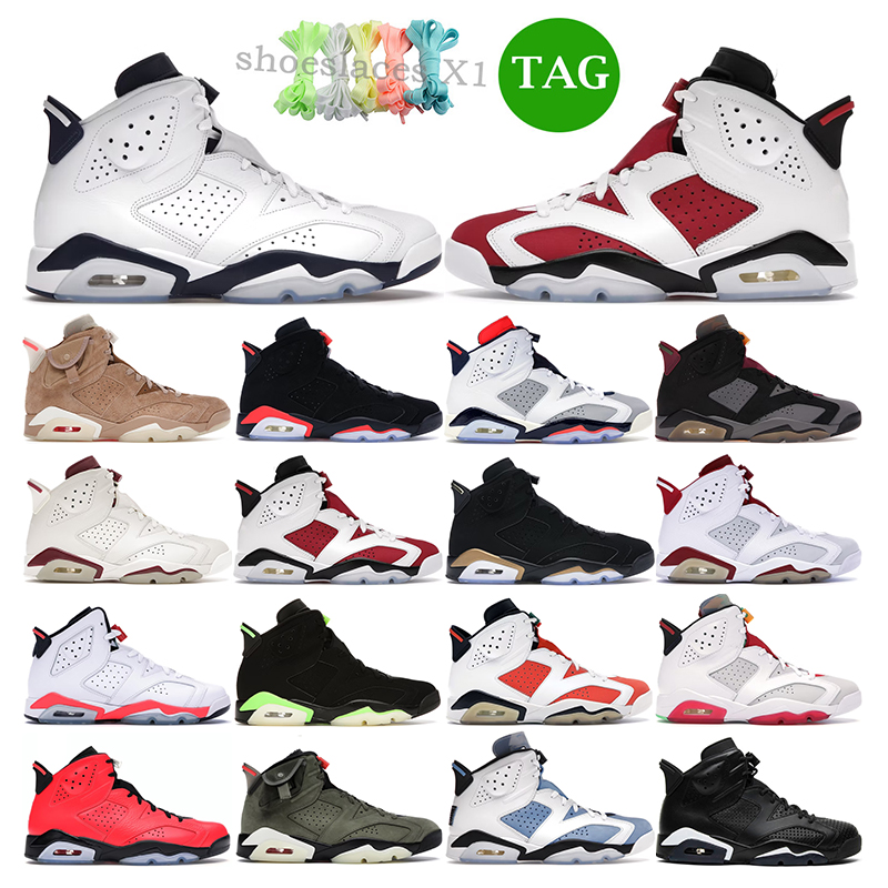 

2022 men basketball shoes 6 Midnight Navy UNC Bordeaux British Khaki sneakers sports Black cat infrared men trainer Athletic mens trainers, 14