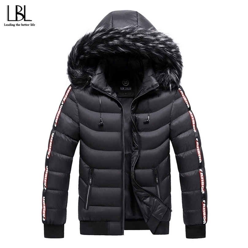 

Outwear Parkas Men Warm Winter Thick Jacket Male Fashion Coat Men Windproof Hat Detachable Parkas Jacket Men Waterproof 201201, Hq203 red