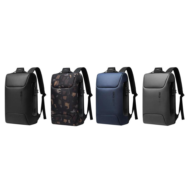 

Backpack Anti-Theft Laptop External USB Charge Port Casual Travel, Black