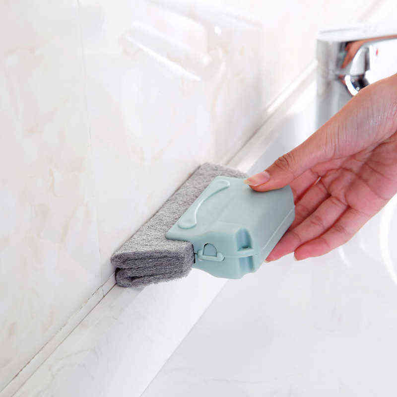 

Portable Creative Home Cleaning Window Sill Windows Accessories Slot Gap Clean Brushes Groove Small Brush Squeegee Flooring Tools VTM TL1168